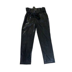 NWT The Sang Women's Liquid Black Classic City Pants - Large